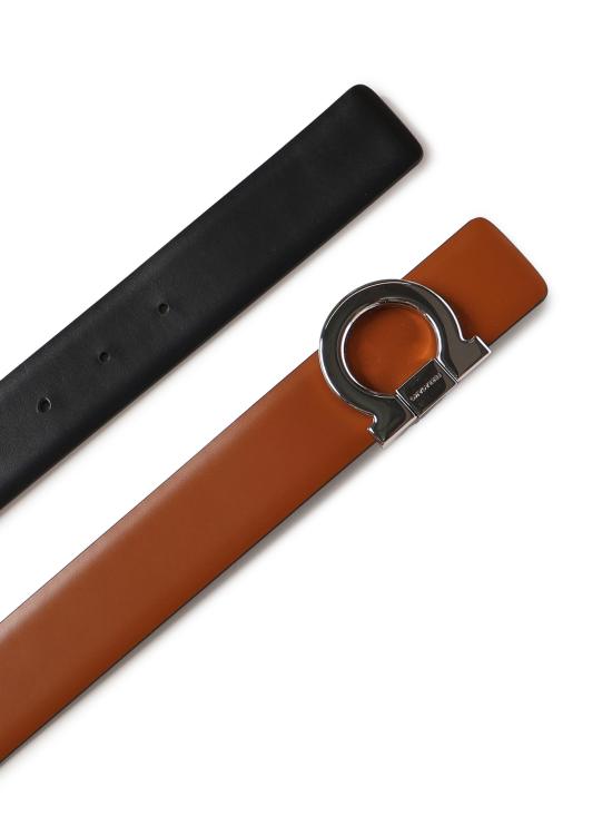 26SS 살바토레 페라가모 벨트 670319 771991004 DARK CUOIO - SALVATORE FERRAGAMO