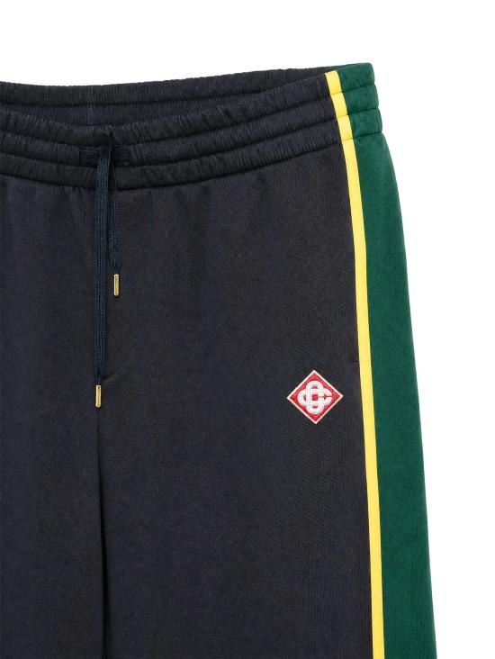26FW 카사블랑카 트레이닝/조거 팬츠 MPF26JTR391 01 Navy green yellow - CASABLANCA