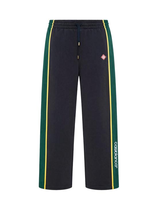 26FW 카사블랑카 트레이닝/조거 팬츠 MPF26JTR391 01 Navy green yellow