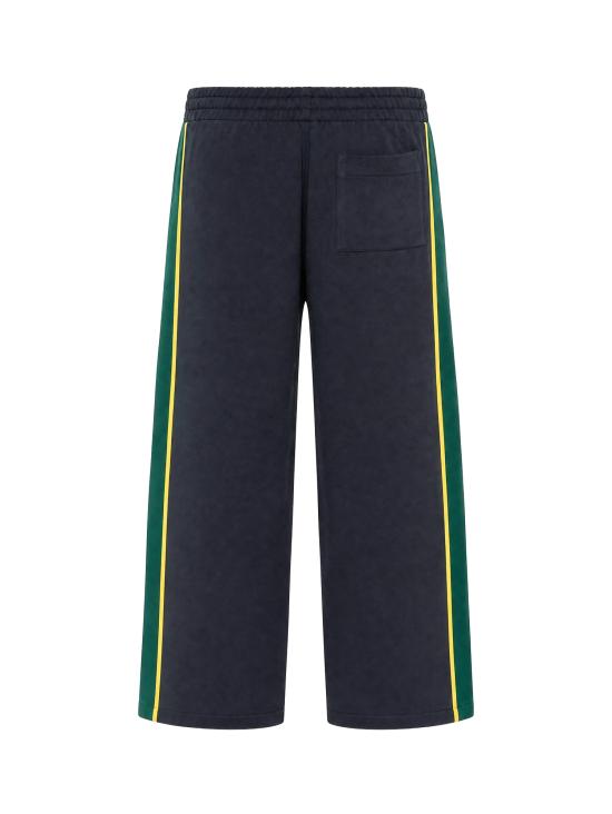 26FW 카사블랑카 트레이닝/조거 팬츠 MPF26JTR391 01 Navy green yellow - CASABLANCA