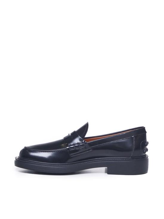 26FW 토즈 레더 로퍼 XXW20L0IP70SHA B999 BLACK - TODS