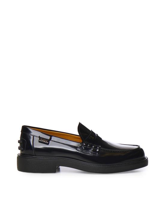 26FW 토즈 레더 로퍼 XXW20L0IP70SHA B999 BLACK - TODS