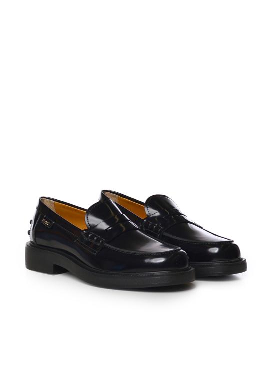 26FW 토즈 레더 로퍼 XXW20L0IP70SHA B999 BLACK - TODS