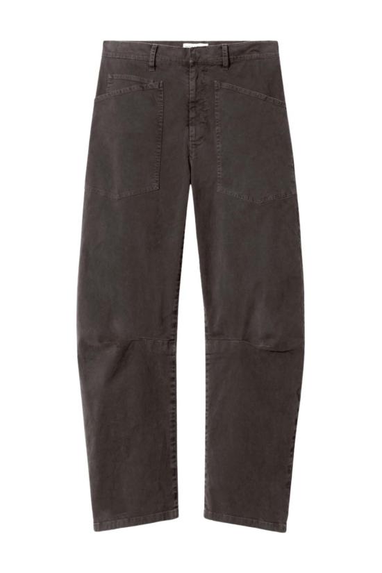  닐리로탄 스트레이트 팬츠 Nili Lotan Shon Pant 다크 월넛