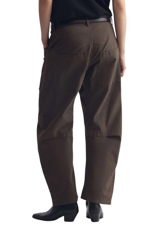  닐리로탄 스트레이트 팬츠 Nili Lotan Shon Pant 다크 월넛 - NILI LOTAN