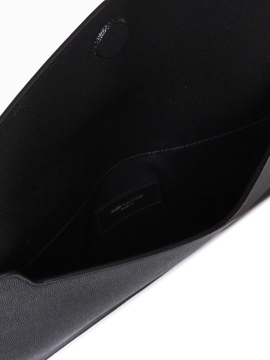 26SS 생로랑 업타운 파우치 클러치백 565739 1GF0J1000 BLACK - SAINT LAURENT