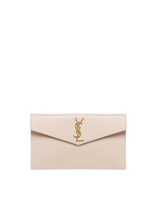 26SS 생로랑 업타운 파우치 클러치백 565739 1GF0J2721 Dark beige