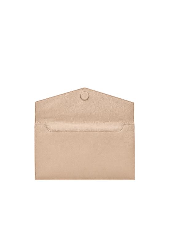 26SS 생로랑 업타운 파우치 클러치백 565739 1GF0J2721 Dark beige - SAINT LAURENT