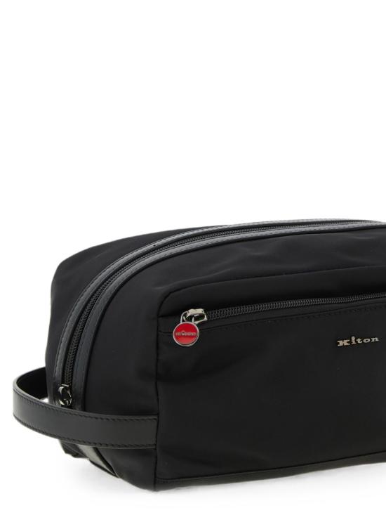 26FW 키톤 뷰티 케이스 UBA0057N0127001 00W Nero