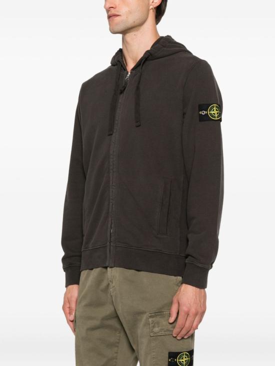 26FW 스톤 아일랜드 후드 티셔츠 L2S156100067S0A20 V0062 Lead grey - STONE ISLAND