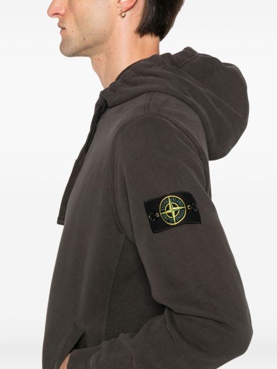 26FW 스톤 아일랜드 후드 티셔츠 L2S156100067S0A20 V0062 Lead grey - STONE ISLAND