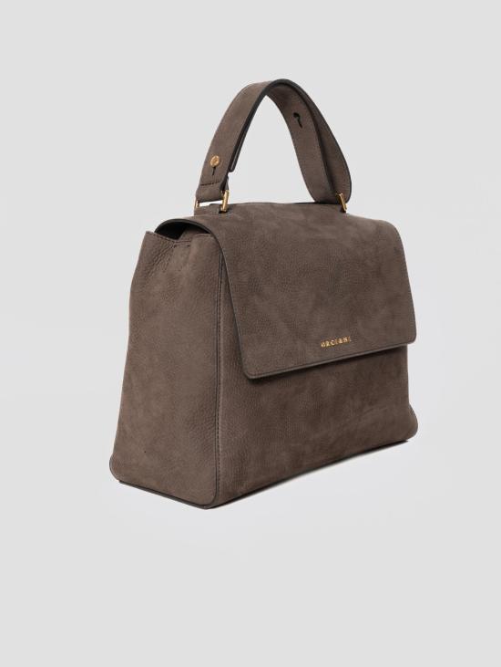 26FW 오르치아니 숄더백 Nabucco Testa di Moro의 Borsa Sveva a Mano Media - ORCIANI