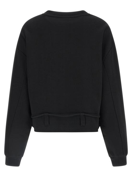 26FW 드리스 반 노튼 긴팔 티셔츠 하세르피엘라 스웨트셔츠 블랙 - DRIES VAN NOTEN