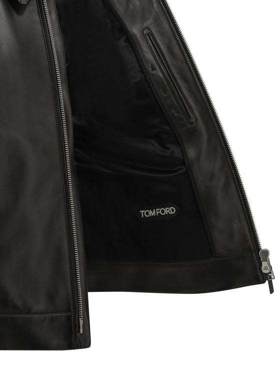 26FW 톰포드 자켓 가죽 재킷, 재킷 및 코트, 블랙 - TOMFORD
