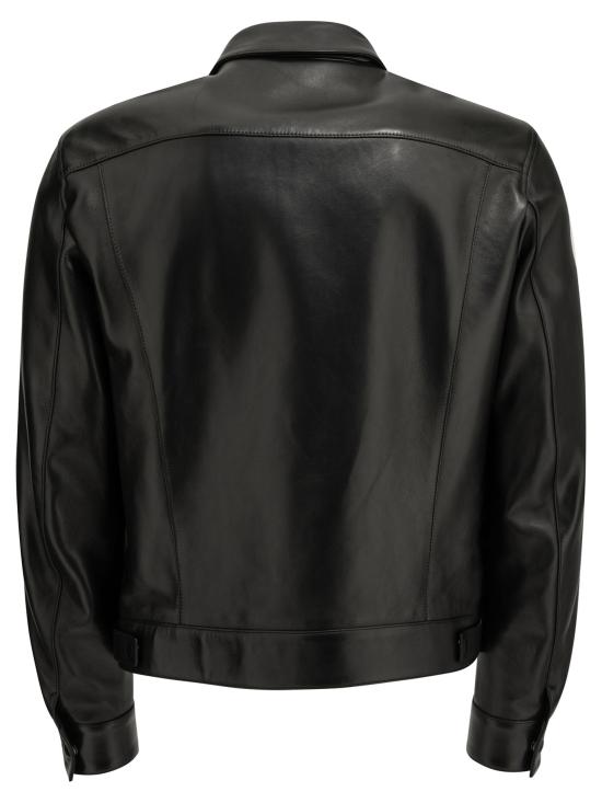 26FW 톰포드 자켓 가죽 재킷, 재킷 및 코트, 블랙 - TOMFORD