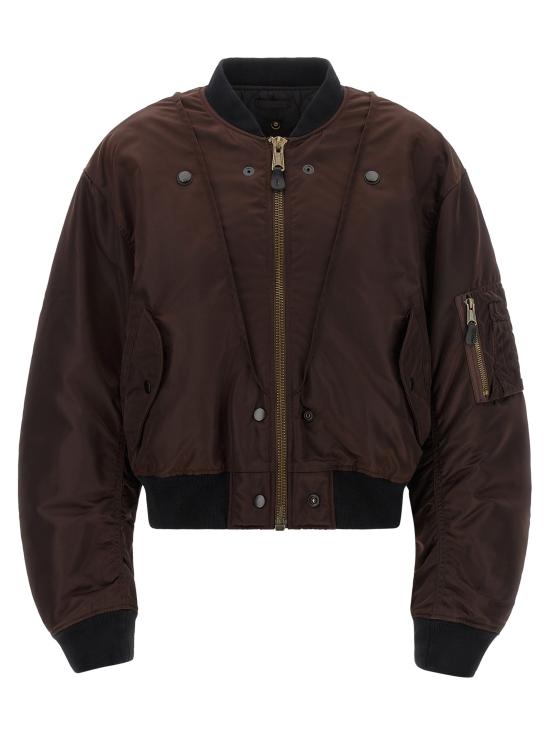 26FW 마르지엘라 봄버 자켓 Ma-1  재킷 브라운