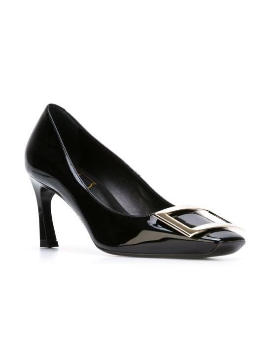 26FW 로저비비에 트럼펫 메탈 버클 펌프스 RVW40015280 D1PB999 - ROGER VIVIER