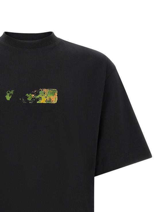26FW 오프화이트 반팔 티셔츠 스파이스 애로우 스케이트 티셔츠 블랙 - OFF WHITE