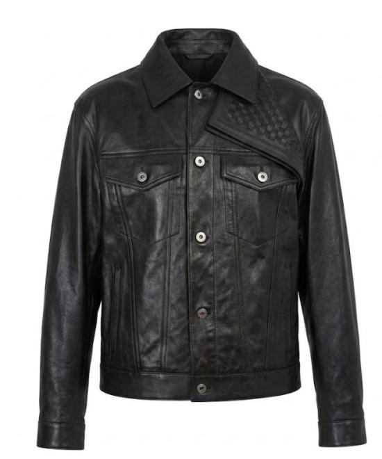 26SS 보테가베네타 가죽 자켓 857932 V61D01010 Black