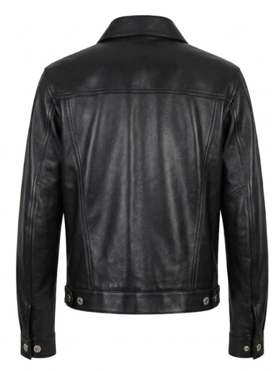 26SS 보테가베네타 가죽 자켓 857932 V61D01010 Black - BOTTEGA VENETA