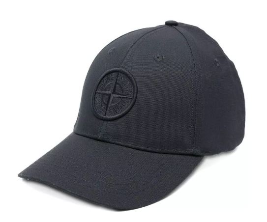 26SS 스톤 아일랜드 코튼 랩스 컴퍼스 자수 베이스볼 캡 L1S159100013 S0248V0020 Navy blue