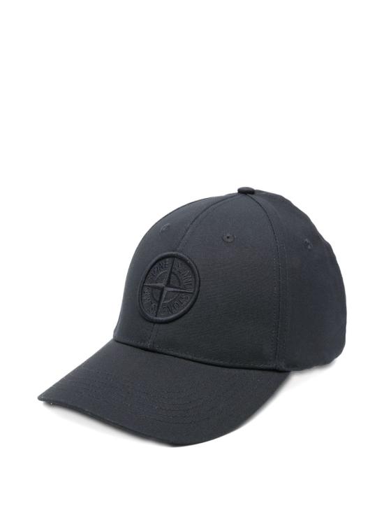 26SS 스톤 아일랜드 코튼 랩스 컴퍼스 자수 베이스볼 캡 L1S159100013 S0248V0020 Navy blue - STONE ISLAND