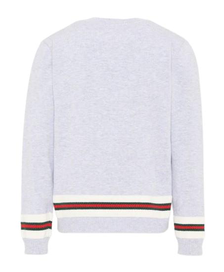 26SS [키즈] 구찌 풀오버 851146 XKFDC1070 Grey lilac mix - GUCCI