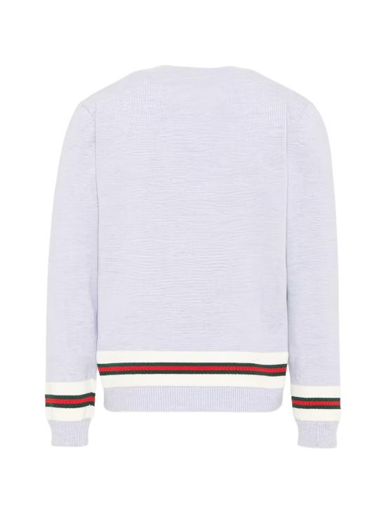 26SS [키즈] 구찌 풀오버 851146 XKFDC1070 Grey lilac mix - GUCCI