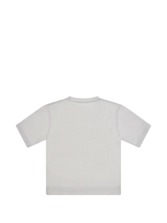 26SS [키즈] 구찌 티셔츠 855551 XJHO79060 Optic white green - GUCCI