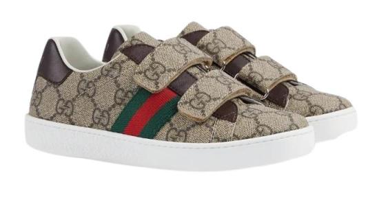 26SS [키즈] 구찌 스니커즈 463090 FACYF9753 Beige ebony new ivory - GUCCI