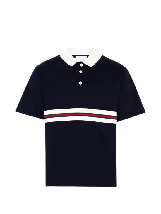 26SS [키즈] 구찌 폴로 셔츠 849659 XJHNR4780 Dark night sky - GUCCI