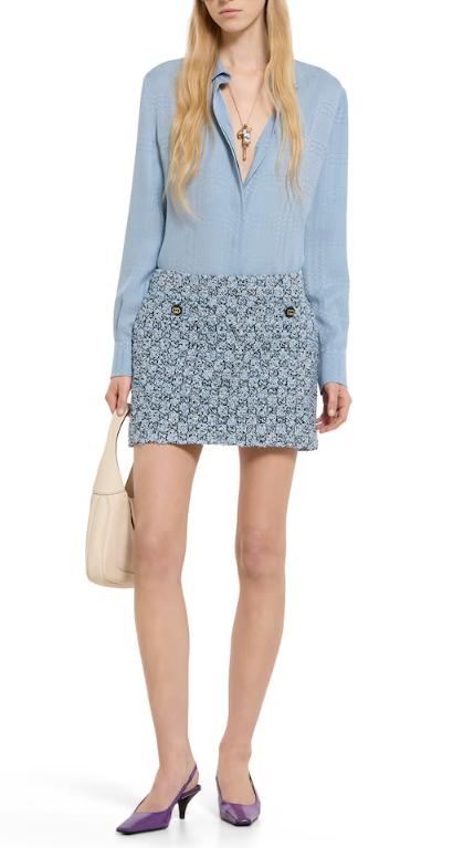 26SS 구찌 숏 스커트 853017 ZAUE24262 Blue - GUCCI