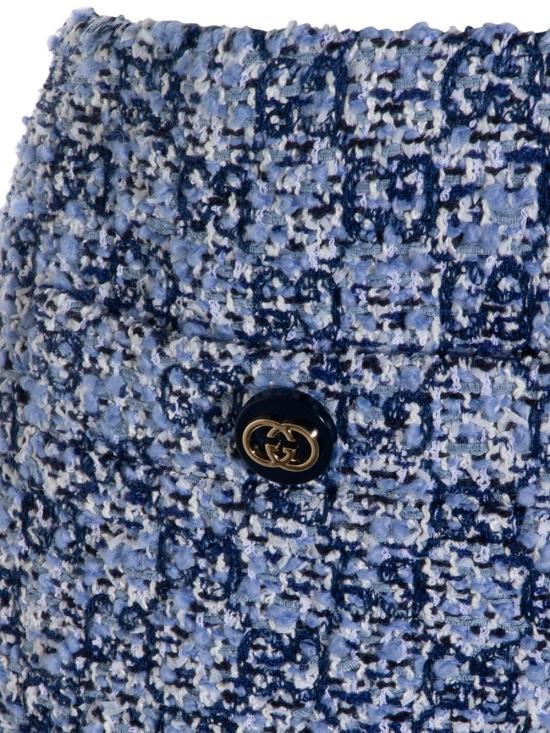 26SS 구찌 숏 스커트 853017 ZAUE24262 Blue - GUCCI