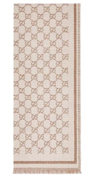  구찌 GG 울 스카프 839035 3GAMQ9778 BEIGE IVORY