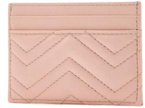 26FW 구찌 GG 마몽 카드지갑 구찌 443127 AAGVK5739 Rosa - GUCCI