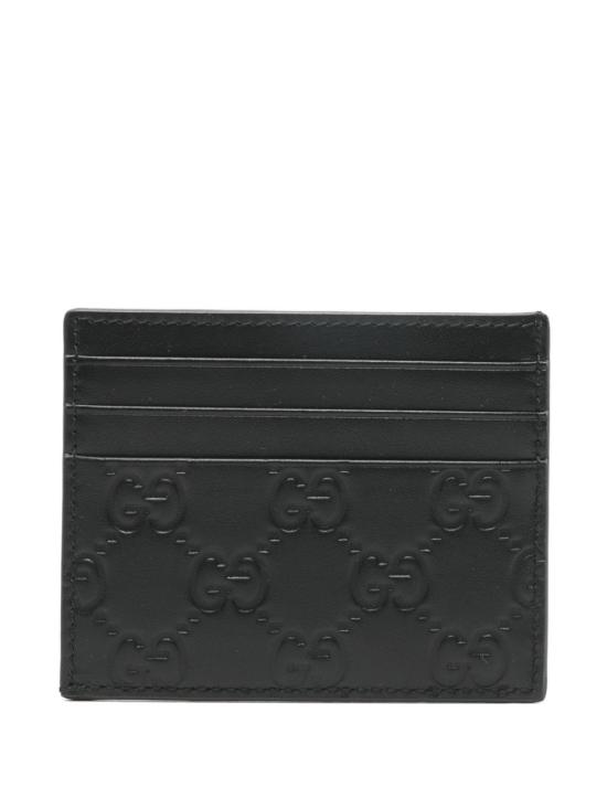  구찌 GG 엠블럼 카드 케이스 850187 AAFDV1000 Black - GUCCI