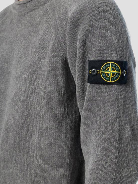26FW 스톤 아일랜드 스웨터 Ciniglia Grigio Melange의 말리오네 지로콜로 - STONE ISLAND