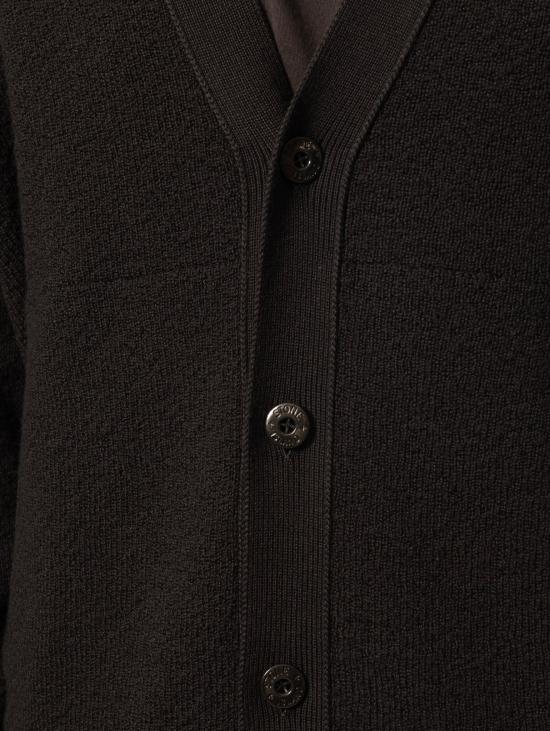 26FW 스톤 아일랜드 가디건 Maglia di Lana Nero 소재의 - STONE ISLAND