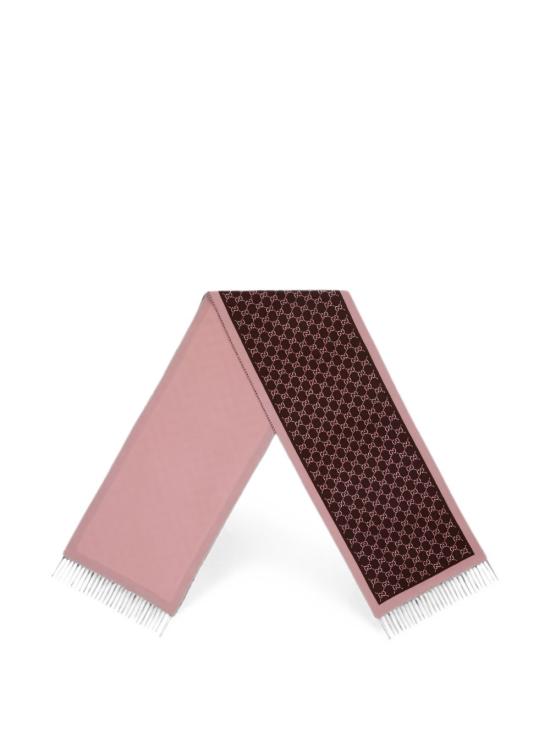  구찌 울 자카드 스카프 835534 3G2002172 DARK BROWN - GUCCI