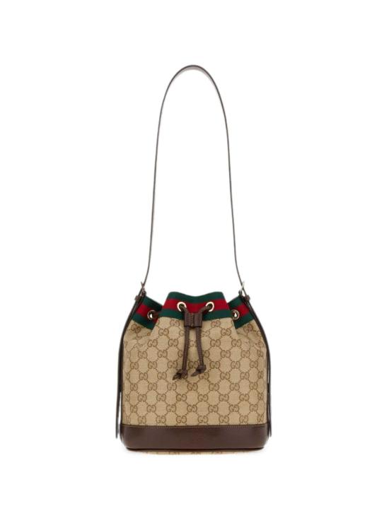 26FW 구찌 베니스 GG 캔버스 미니 버킷백 베니스 GG 캔버스 미니 버킷백 A002GW FAF798547 - GUCCI