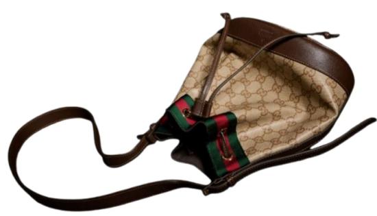 26FW 구찌 베니스 GG 캔버스 미니 버킷백 베니스 GG 캔버스 미니 버킷백 A002GW FAF798547 - GUCCI