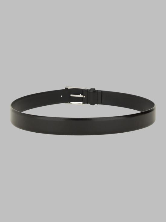 26FW 보스 가죽 벨트 50482241 10193685001 BLACK