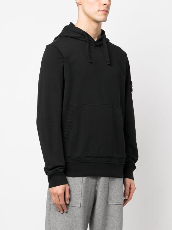 26FW 스톤 아일랜드 후드 티셔츠 L2S156100062 S0051V0029 Black - STONE ISLAND