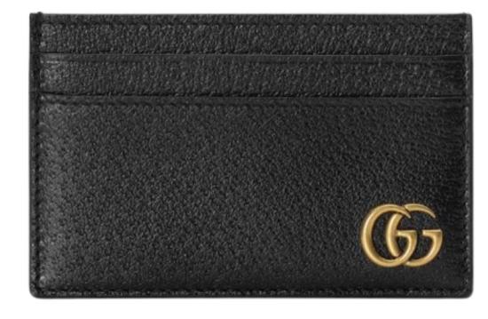 26FW 구찌 GG 마몽 레더 카드 케이스 657588 DJ20T1000 Black