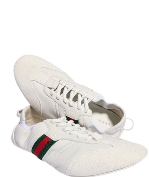 26FW 구찌 블론디 레이스업 스니커즈 블론디 레이스업 스니커즈 874883 AAGY39049 - GUCCI