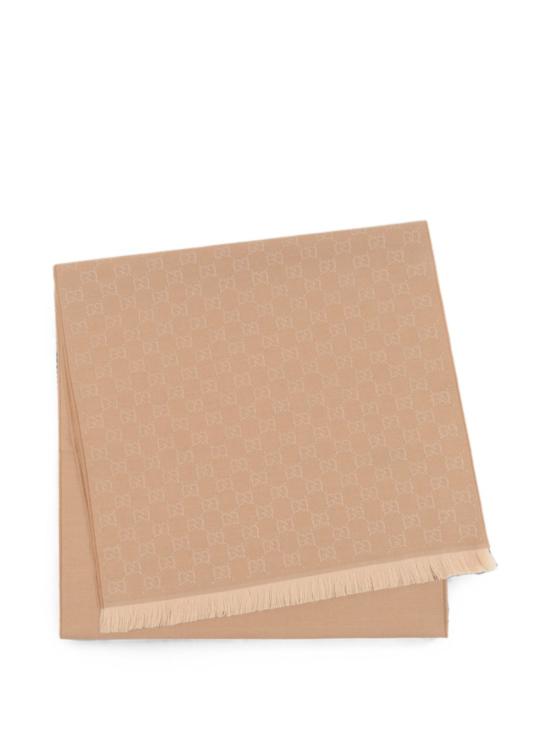  구찌 GG 울 스카프 848507 3G2009878 CAMEL IVORY - GUCCI
