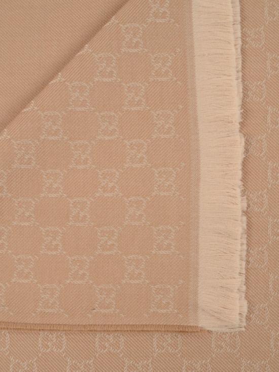  구찌 GG 울 스카프 848507 3G2009878 CAMEL IVORY - GUCCI