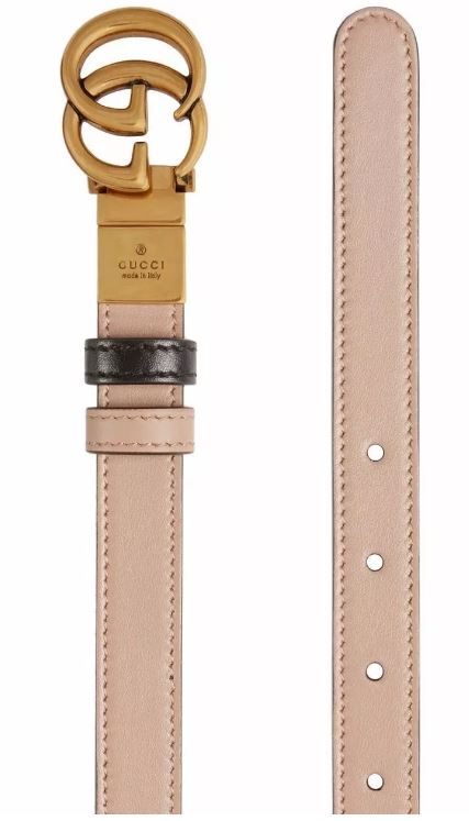26FW 구찌 GG 마몽 리버시블 씬 벨트 659418 0YATC5793 - GUCCI