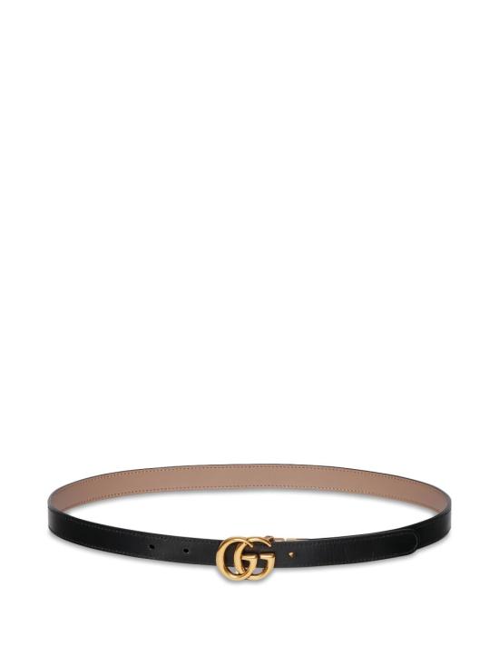 26FW 구찌 GG 마몽 리버시블 씬 벨트 659418 0YATC5793 - GUCCI