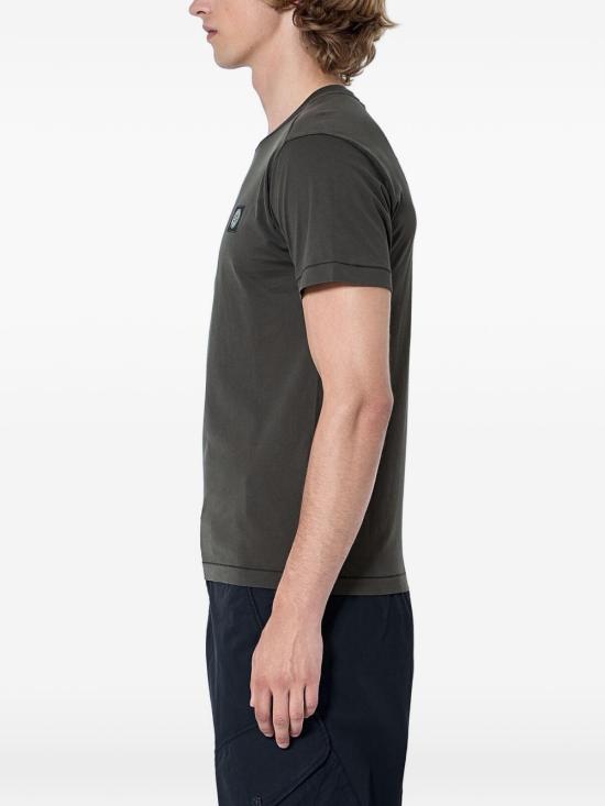 26FW 스톤 아일랜드 반팔 티셔츠 L2S152100027 S0013V0078 Coal grey - STONE ISLAND